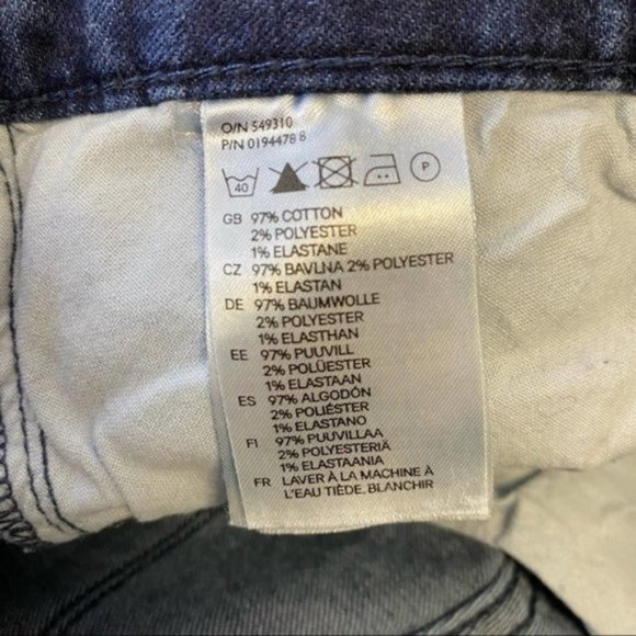 & Denim H&M Moto Skinny Low Rise Ankle Jeans Size 28 - Picture 6 of 8